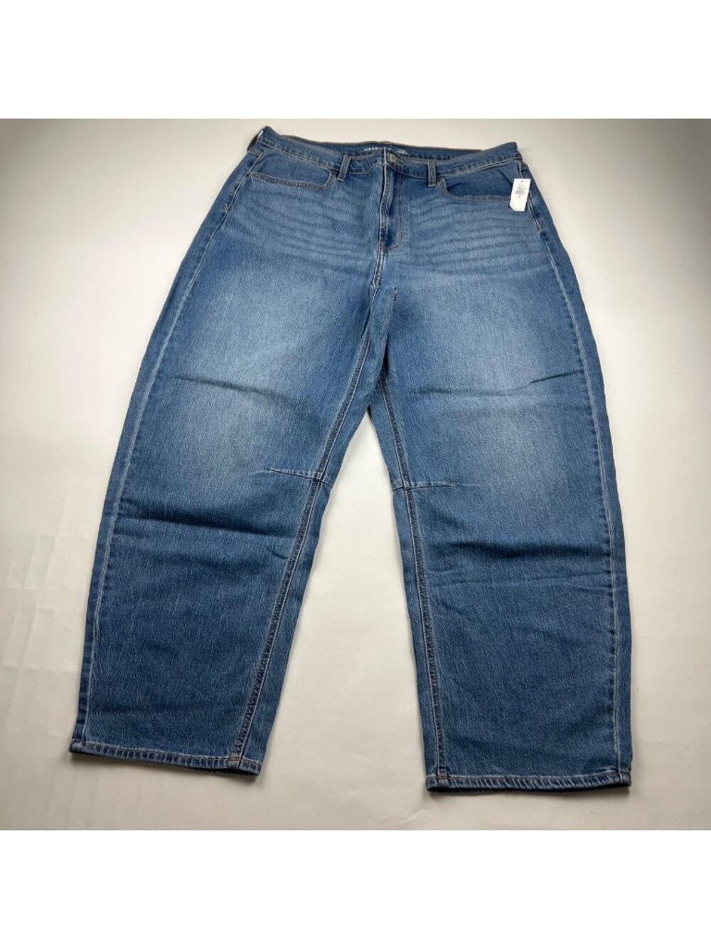 TALL Old Navy Blue Denim Barrel Leg Jeans 16T New
